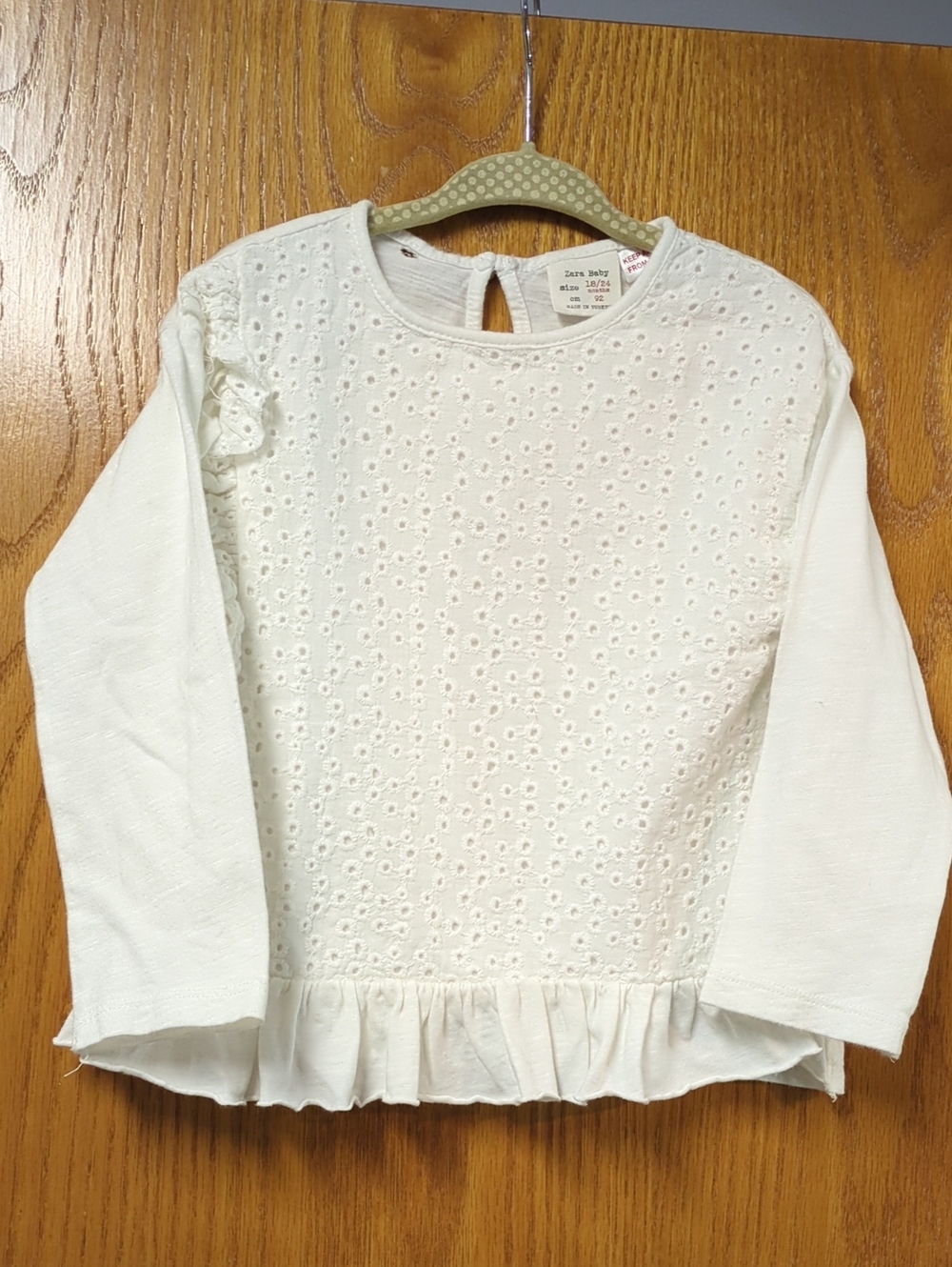 Zara Baby Eyelet Top 18/24